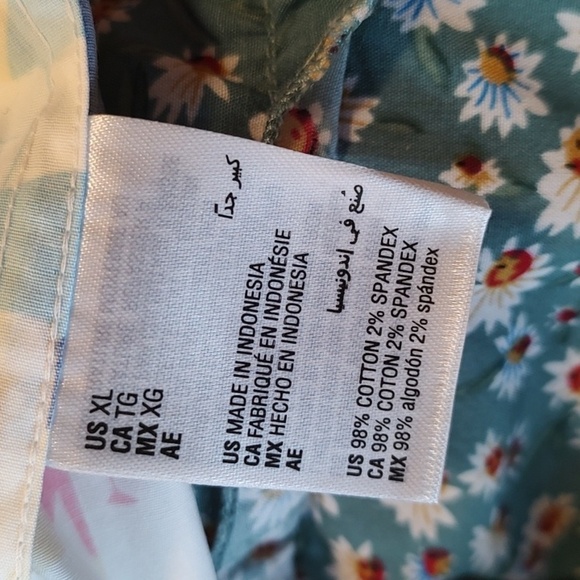 Club Room Short Sleeve Retro Flamingo Casual Button Down Shirt XL Never Worn - Picture 9 of 11